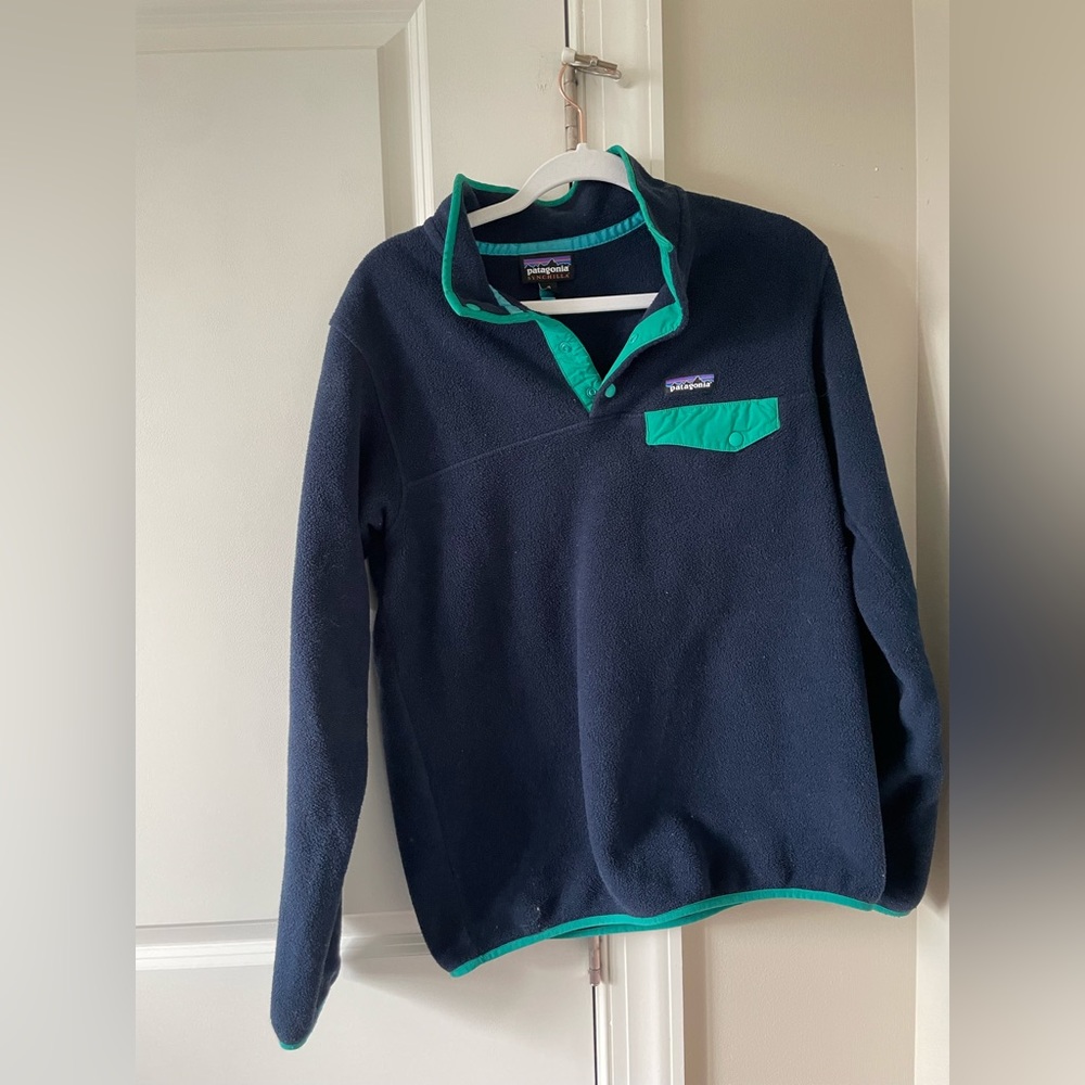 Patagonia Synchilla Snapt Pullover Size Medium - image 1